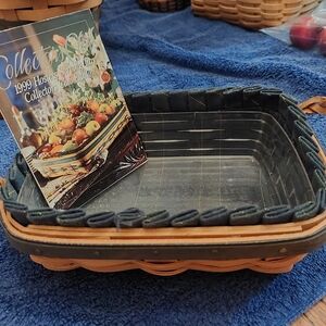 Longaberger Black and Brown Woven Basket